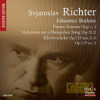 Brahms: Piano Sonatas Nos. 1 & 2, Variationson a Hungarian Song